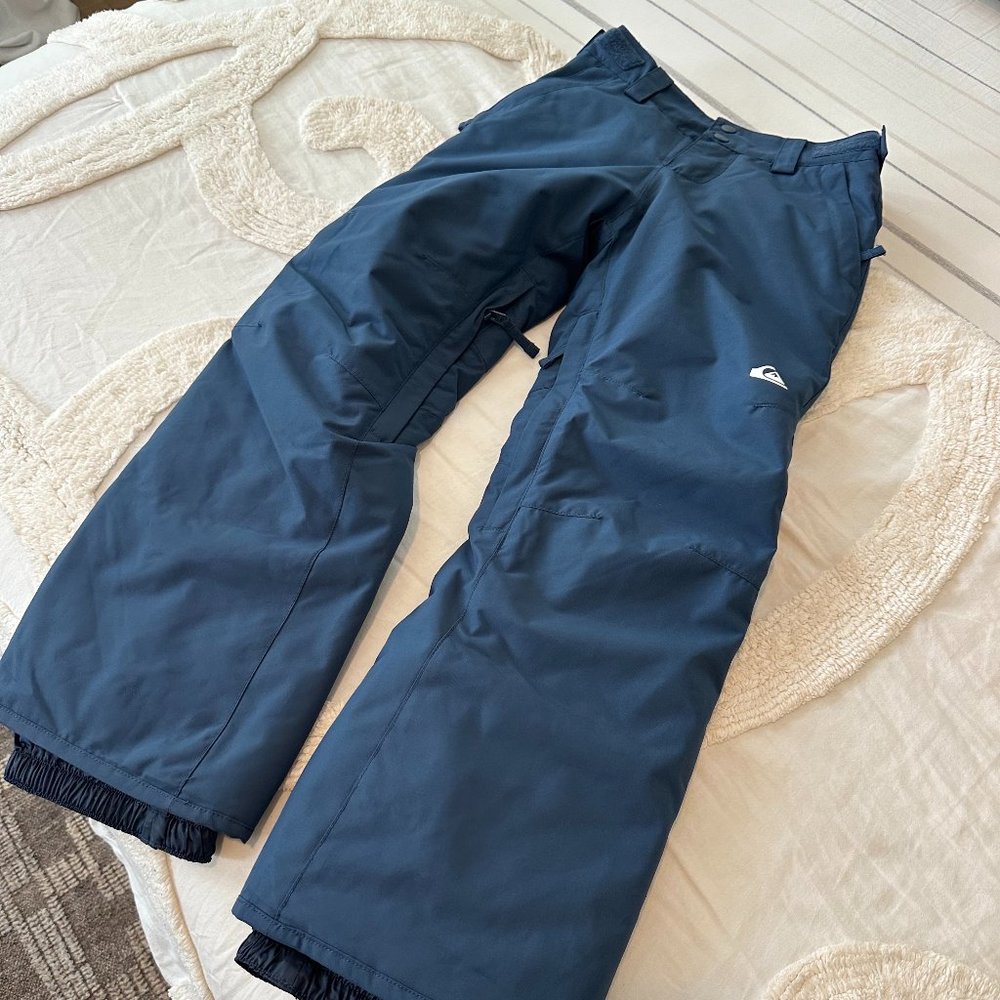 👖 NWT QUIKSILVER SNOW PANTS :: BLUE :: SIZE SMALL :: 10 👖